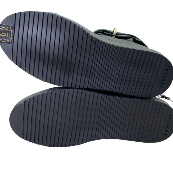 Buscemi Black Leather High-Top Sneakers - Picture 7 of 16